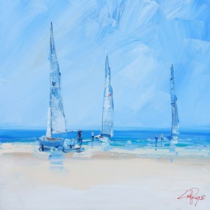 Framed Aspendale Sails 2 Print