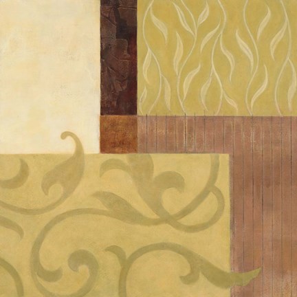 Framed Garden Terrace II Print