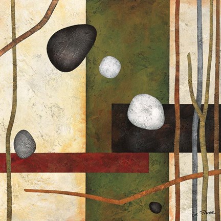 Framed Sticks and Stones VIII Print