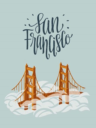 Framed San Francisco Travel Print