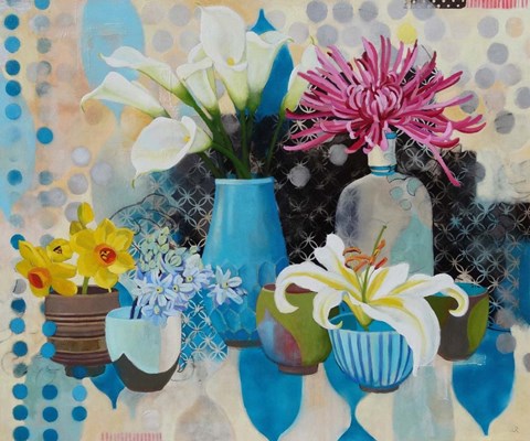 Framed Collection of Blue Print