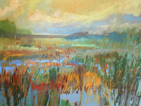 Framed Marsh in May Print