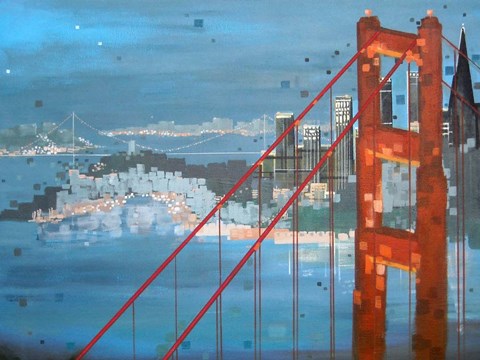 Framed Twilight San Francisco Print