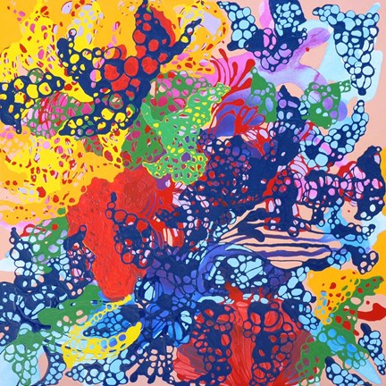 Framed Curly Cue Print