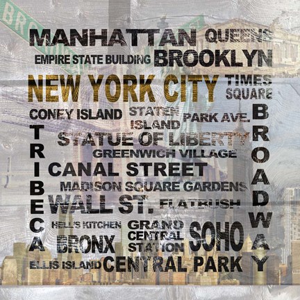 Framed New York City Print
