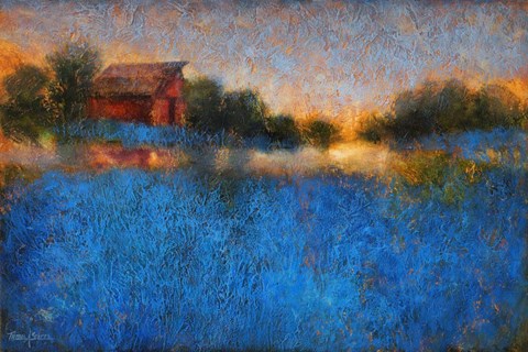 Framed Glowing Horizon Print