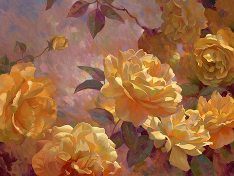 Framed Golden Glow Print