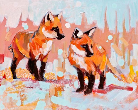 Framed My Heart Print