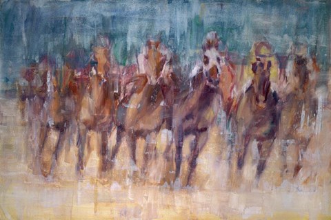 Framed Final Sprint Print