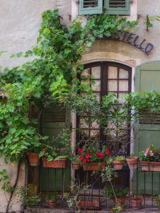 Framed Moustiers Sainte Marie Print