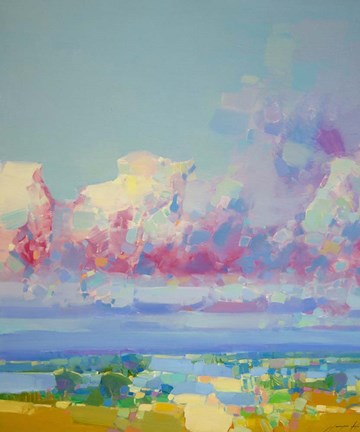 Framed Purple Clouds Print