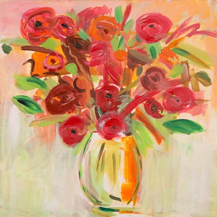 Framed Floral Afternoon Print