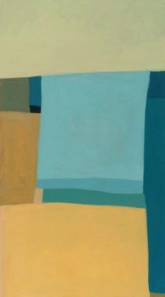 Framed At the Beach I Print