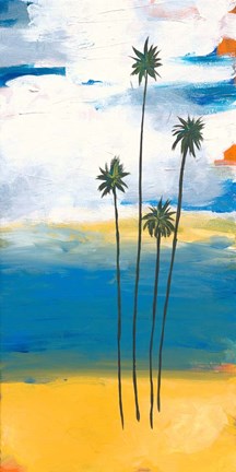 Framed Four Palms Print