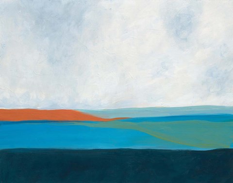 Framed Layered Earth 2 Print