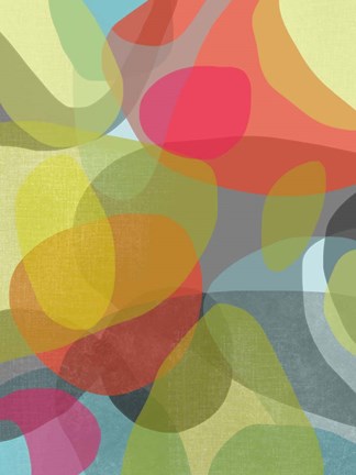 Framed Layered Earth Two Print