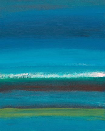 Framed Night Coast One Print