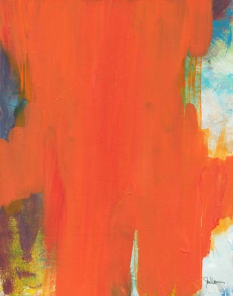 Framed Orange Tide Print