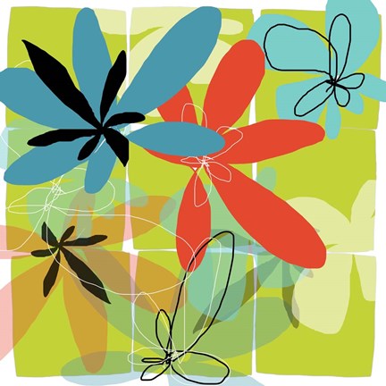 Framed Pop Goes Space Four Print