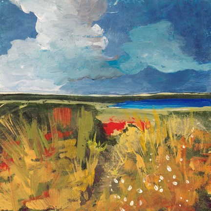 Framed Spring Wildflowers Print