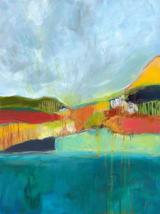 Framed View across the Bay Print