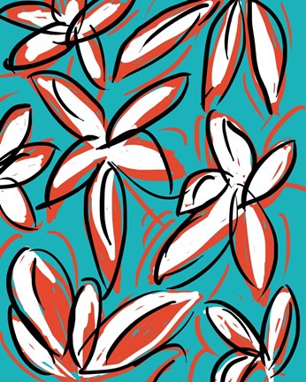 Framed Wild Garden Two Print