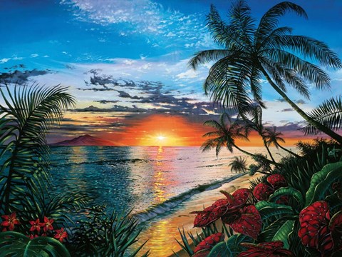 Framed Sunset Serenade Print