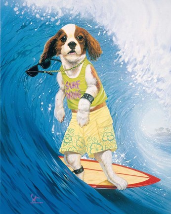 Framed Surf Dawg Print