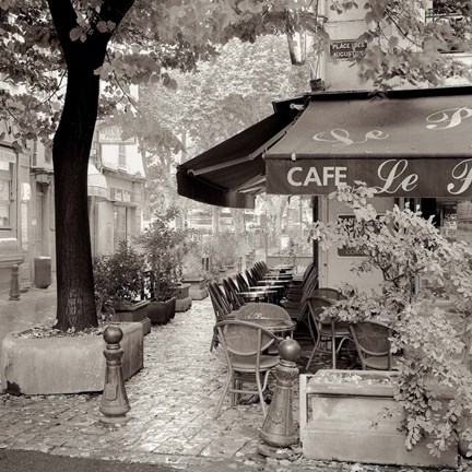 Framed Cafe, Aix-en-Provence Print