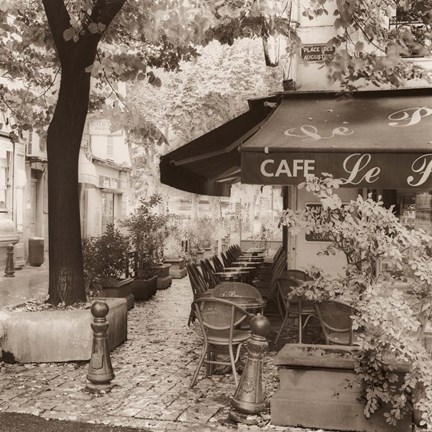 Framed Cafe, Aix-en-Provence Print