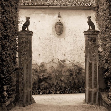 Framed Giardini Ornamentale Print