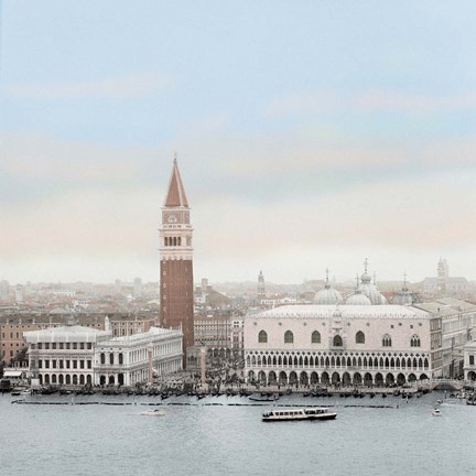 Framed Piazza San Marco Vista Print