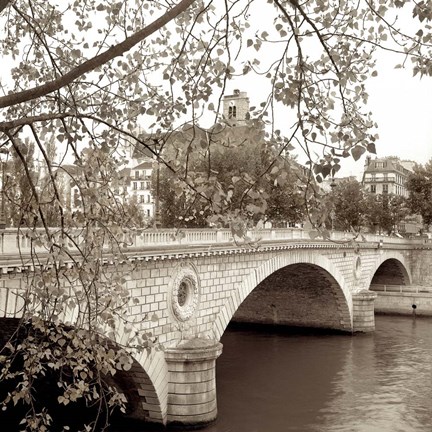 Framed Pont Louis-Philippe, Paris Print