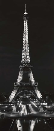 Framed Tour Eiffel la Nuit Print