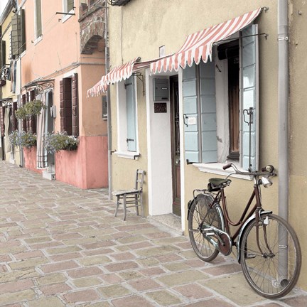 Framed Venetian Bicycle Print