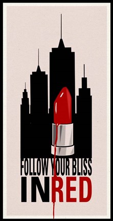 Framed Follow Your Bliss Print