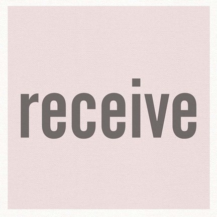 Framed Pink Recieve Print