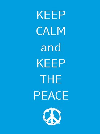 Framed Keep Calm Print