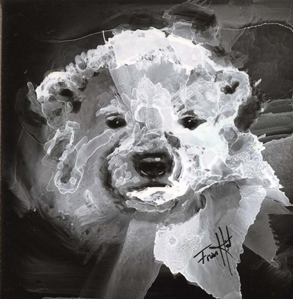 Framed Polar Bear Cub Print