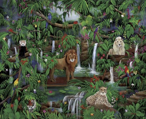 Framed Enchanted Jungle Print
