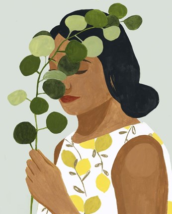 Framed Botany Portrait II Print