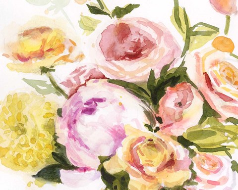 Framed Loose Arrangement IV Print