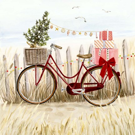 Framed Christmas Coast I Print