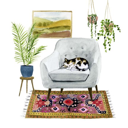 Framed Homebody II Print