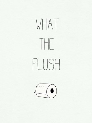 Framed Potty Humor II Print