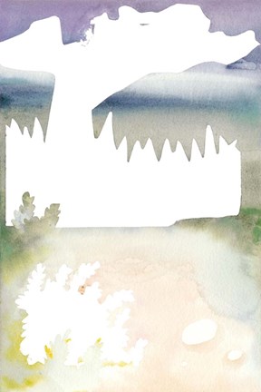 Framed Cross Country Abstraction V Print