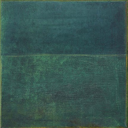 Framed Green Zen I Print