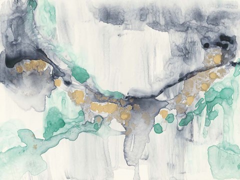 Framed Viridian Canyon II Print