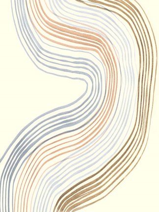 Framed Imperfect Lines III Print