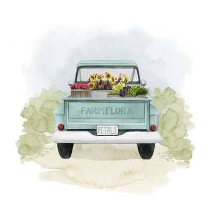 Framed Farm Flora II Print